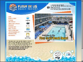 Web site www.fleurdelismotel.com, Fleur De Lis Beach Resort