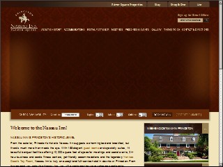 Web site www.nassauinn.com, Nassau Inn